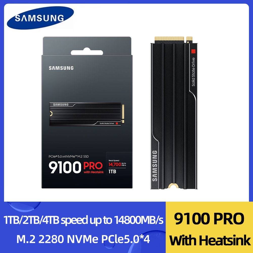 Samsung Ssd - SAMSUNG SSD 9100 PRO with Heatsink