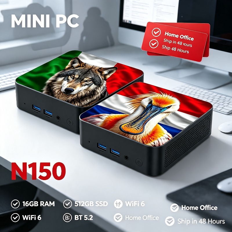 Ssd 1Tb - New Mini PC Computer Intel Core