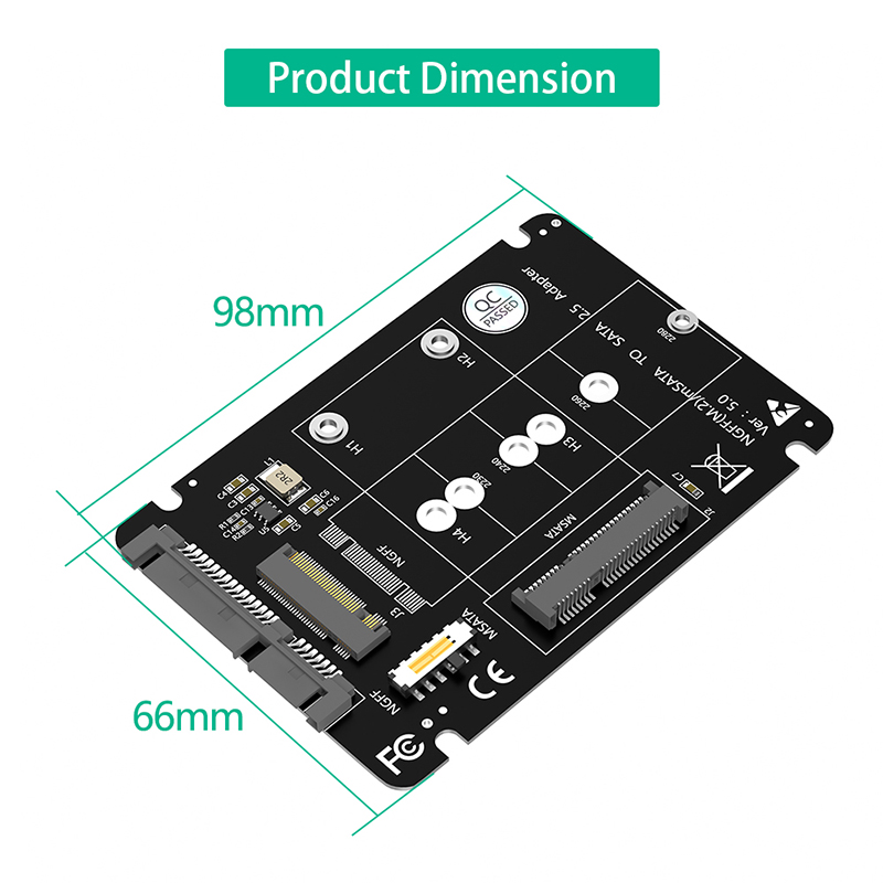 M.2 NGFF mSATA SSD to SATA 3.0 - đánh giá và giá Memory Card Ssd
