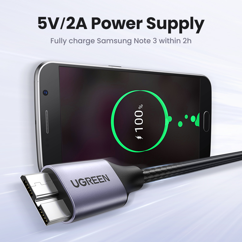 UGREEN Micro B Cáp USB 3.0 3A  - đánh giá và giá Samsung Ssd