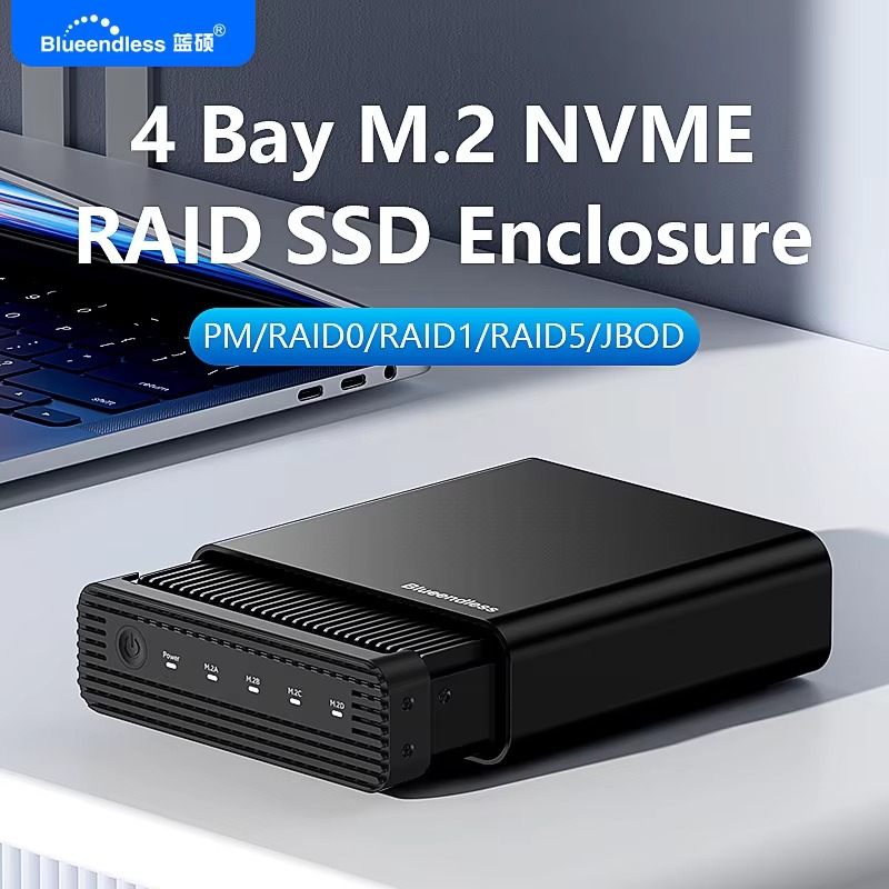 Aluminum M2 4-Bay USB4 Externa - đánh giá và giá External Ssd