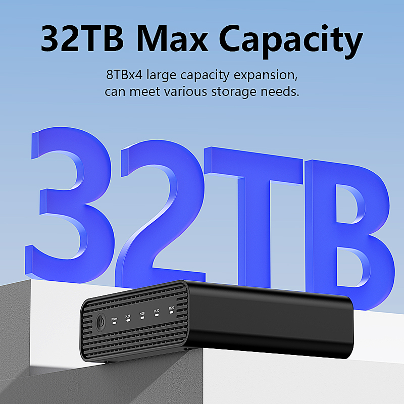 Aluminum M2 4-Bay USB4 Externa - đánh giá và giá External Ssd