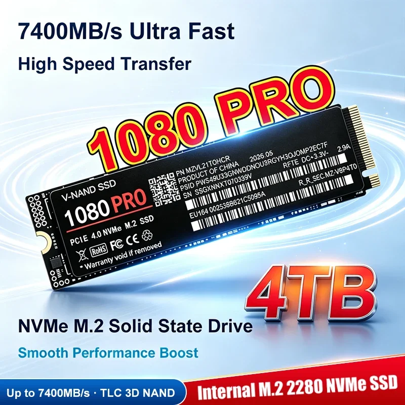 7400MB/s Internal M.2 NVMe SSD - đánh giá và giá Ssd 500Gb