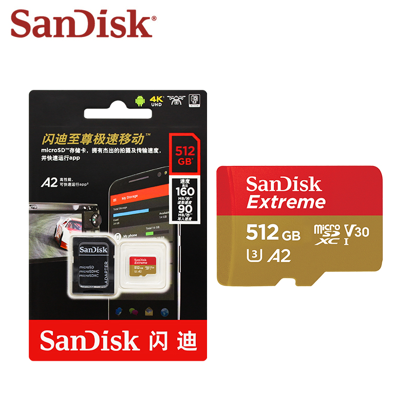 SanDisk Extreme V30 A2 microSD - đánh giá và giá Memory Card Ssd