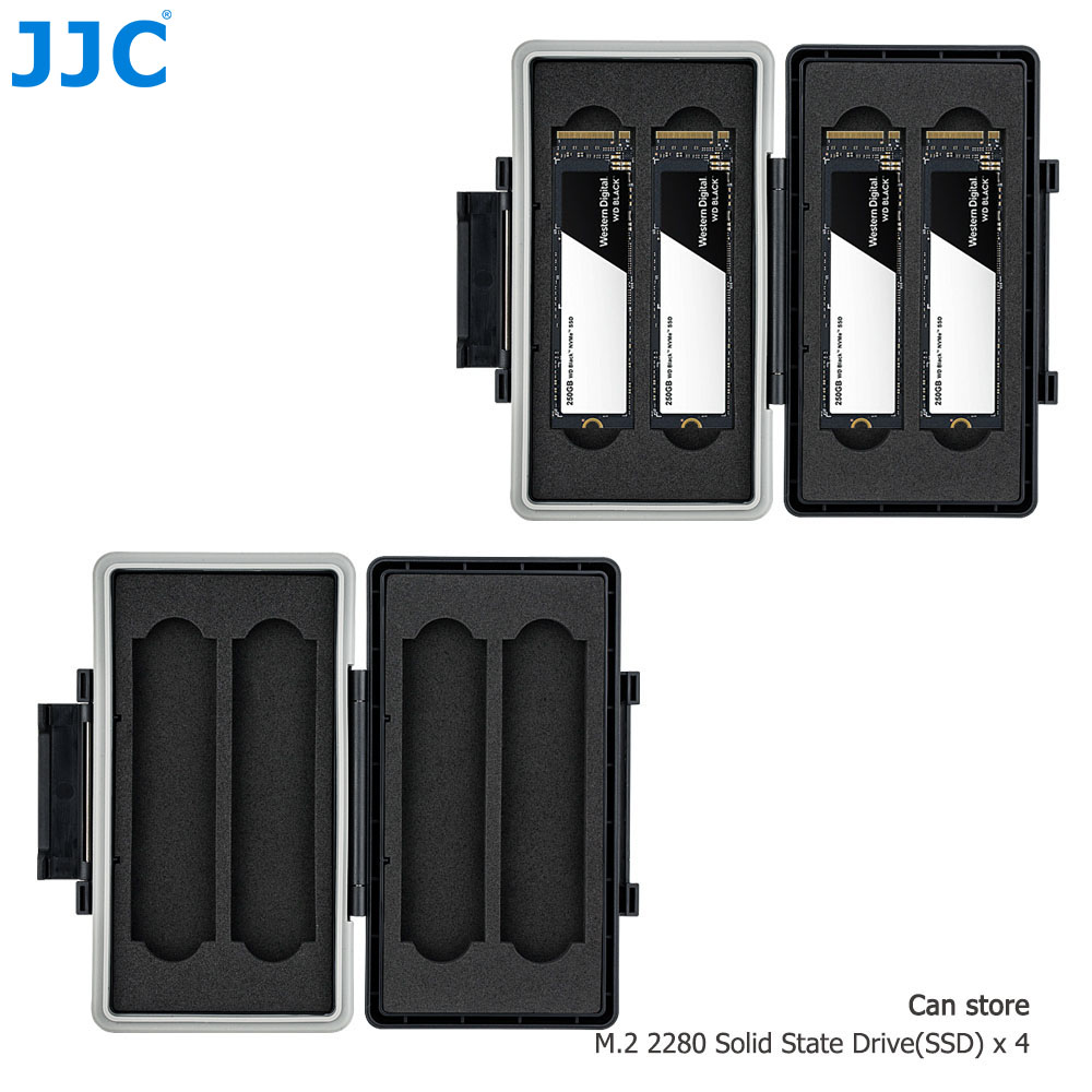 JJC 4 Khe Cắm Chống Nước M2 22 - đánh giá và giá Memory Card Ssd