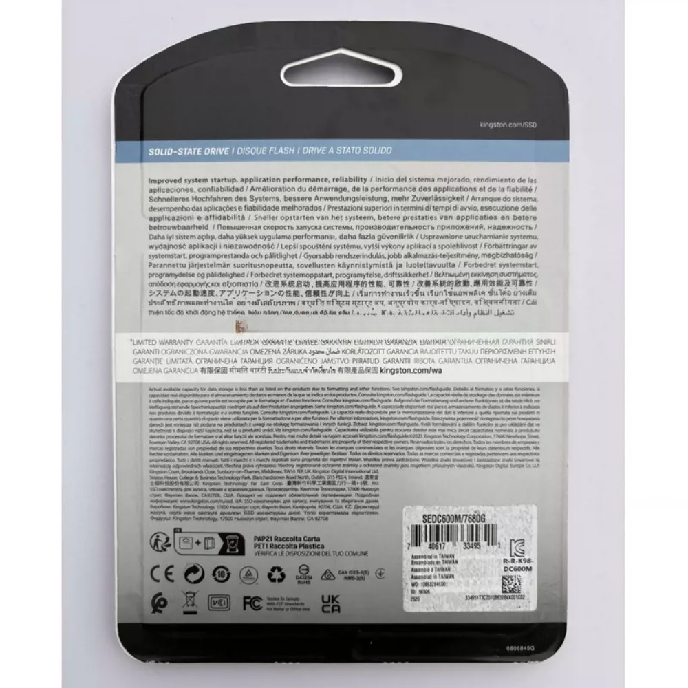 DC600M 3.84T 7.68T Solid State - đánh giá và giá Sata Ssd