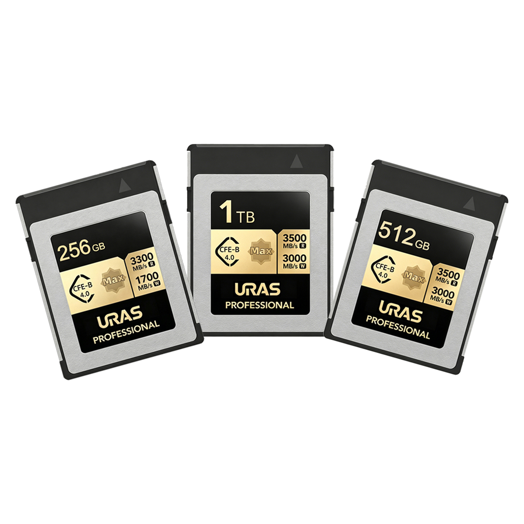 URAS CFexpress 4.0 Type B Memo - đánh giá và giá Memory Card Ssd