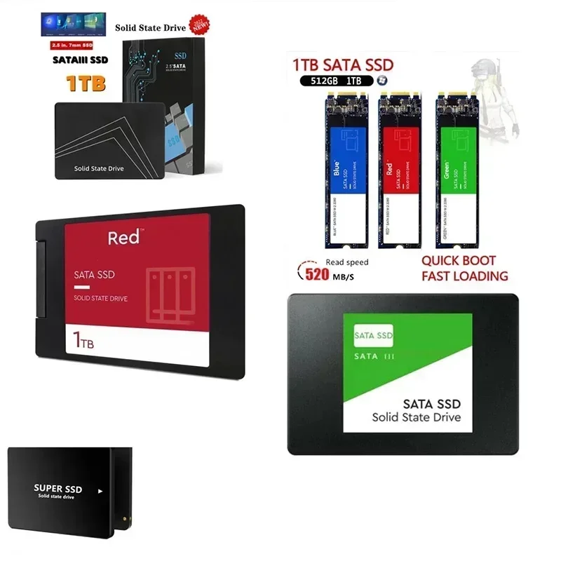 High Speed 500G 1TB 2TB 4TB So - đánh giá và giá Ssd 500Gb