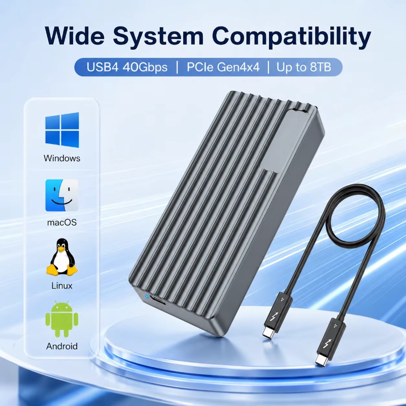 TBT3/USB4 M.2 NVMe SSD Enclosu - đánh giá và giá External Ssd