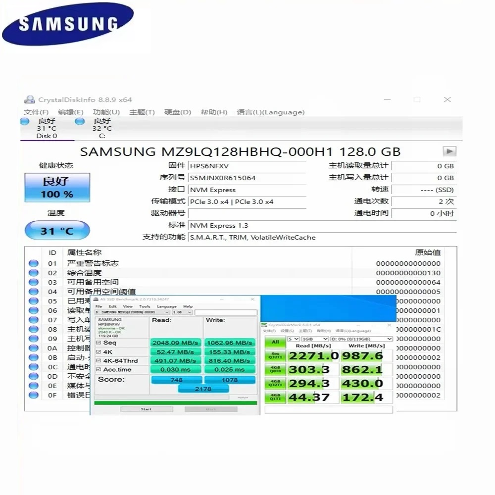 Samsung M.2 2230 SSD PM991a 1T - đánh giá và giá Samsung Ssd